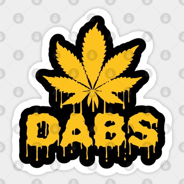 Weed Dabs Sticker by defytees